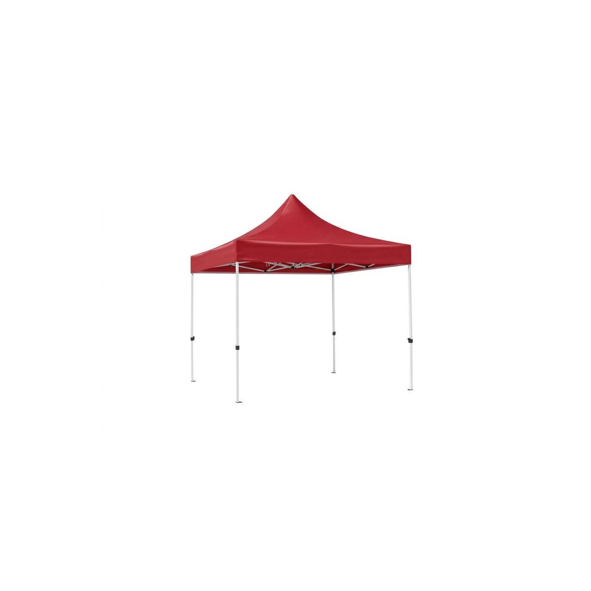Carpa Plegable 3x3 Master - Rojo - Impermeable - Cenador ideal para Camping, Eventos, Playa, Jardín