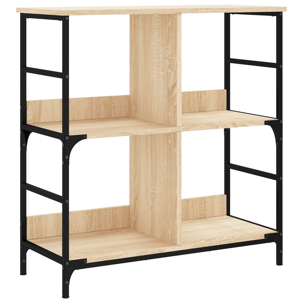 Vidaxl Estantería de Madera de Ingeniería 78,5x33x82 Cm Negro
