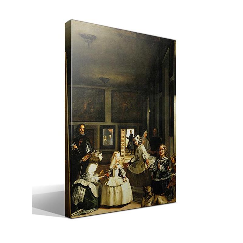 Cuadro Las Meninas Velázquez - Alta Resolución - Lienzo Algodón - Bastidor Madera - Fabricado España