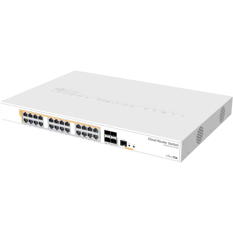 Switch Mikrotik CRS328-24P-4S+RM 28p PoE (PoE+: 24;) 450W Gestionado Gigabit/10G