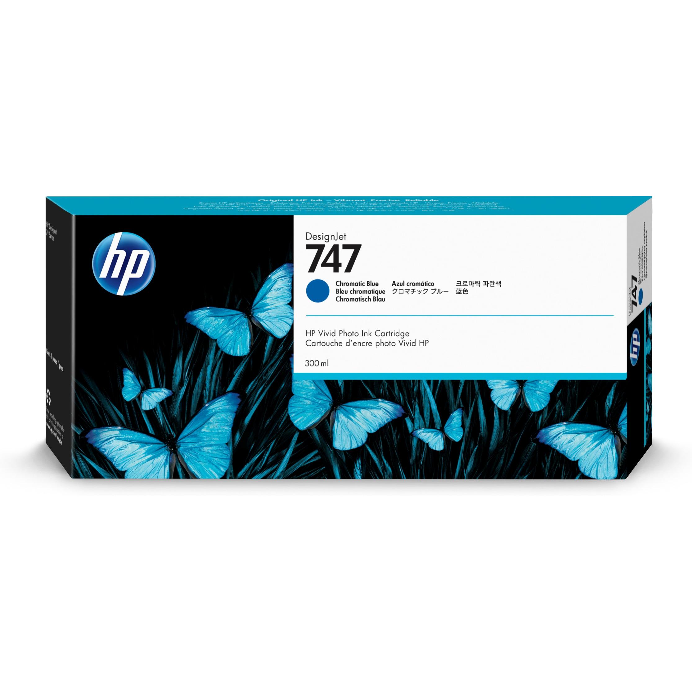 HP 747 P2V85A Azul P2V85A