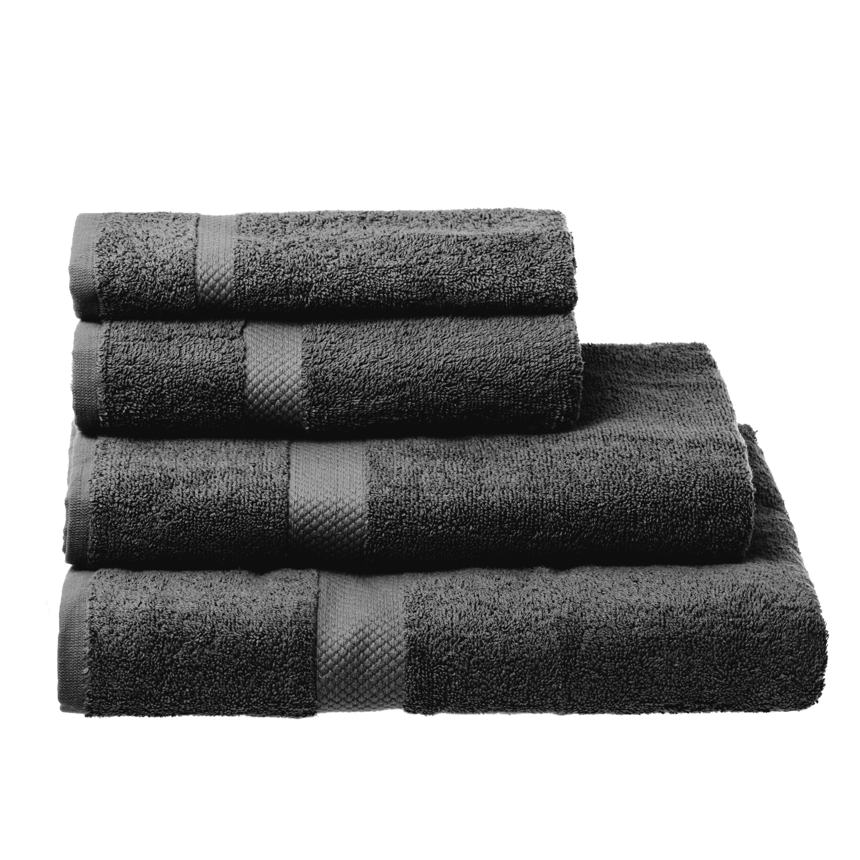 TIENDA EURASIA - Juego de Toallas de Baño, 4 Piezas, Toallas Baño, 100% Algodón, 550 gr, Toallas de Baño de Tacto Suave y Gran Absorción
