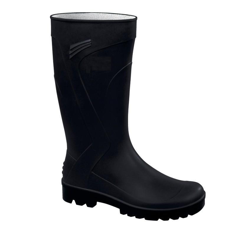 Bota  pvc caña alta negra talla 39-46 t/calzado numero 45