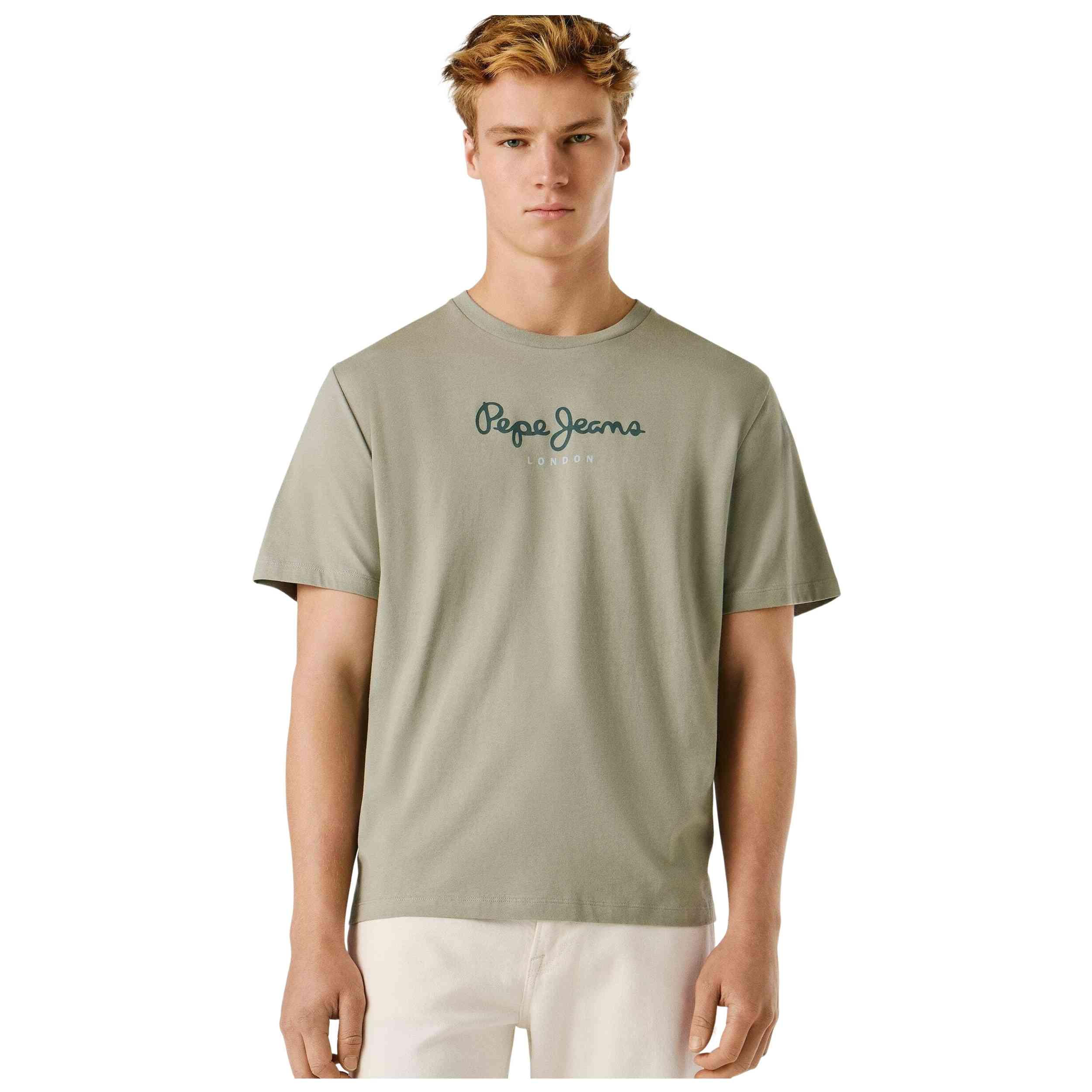 Camiseta De Manga Corta Pepe Jeans modelo EGGO N para Hombre en color Verde