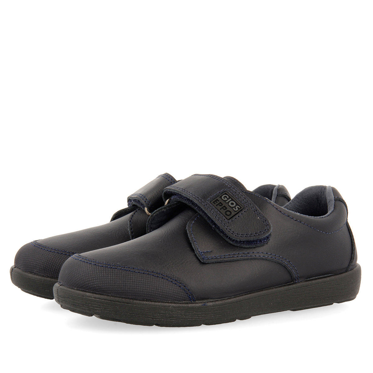 Gioseppo Zapatos Colegiales de Piel Azul Marino con Suela Antideslizante