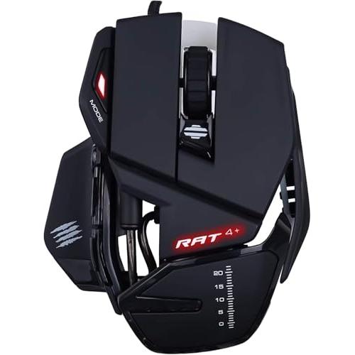 Mad Catz R.A.T. 4+ ratón Juego mano derecha USB tipo A Óptico 7200 DPI