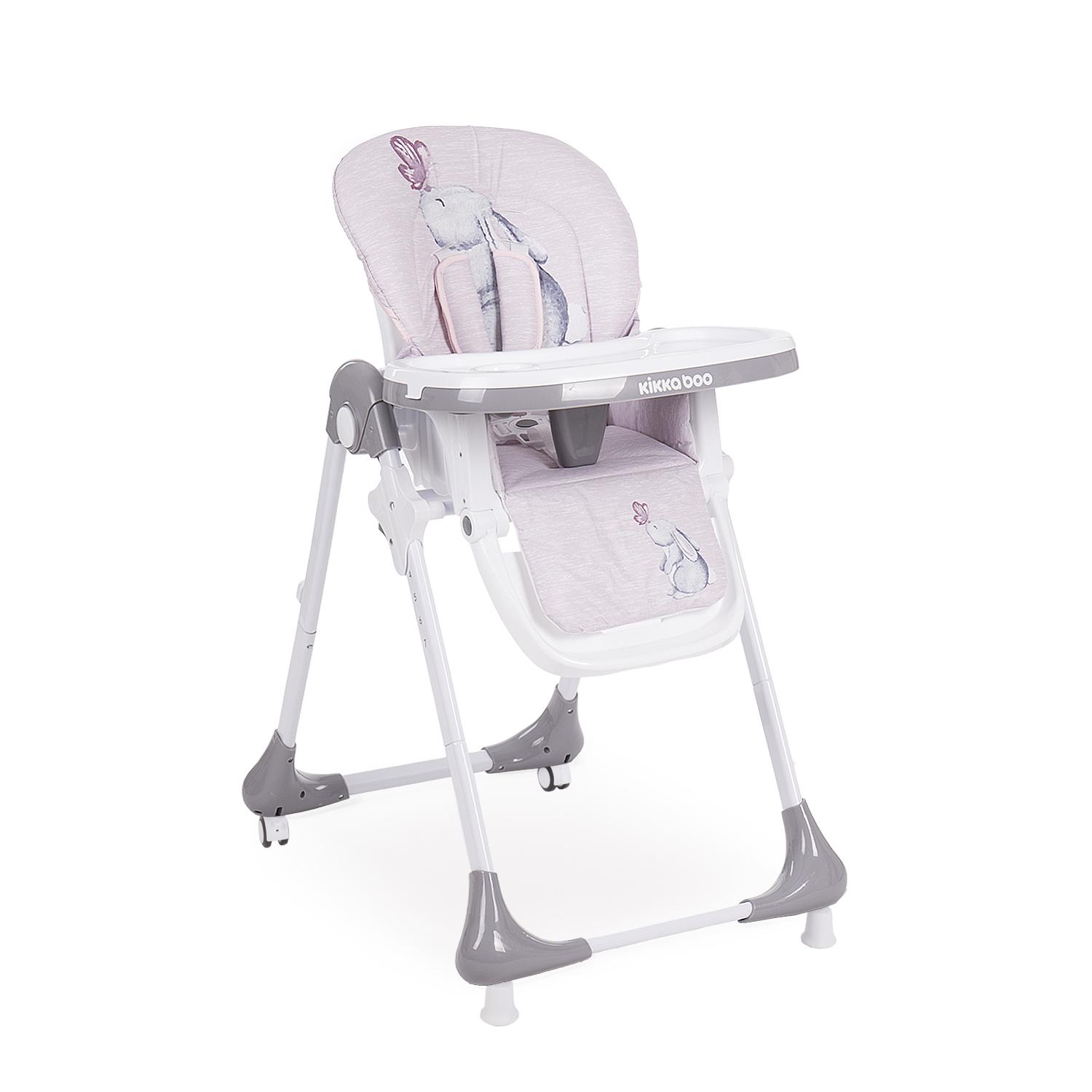 Cadeira da papa Sweet Nature Rabbit Rosa Kikkaboo