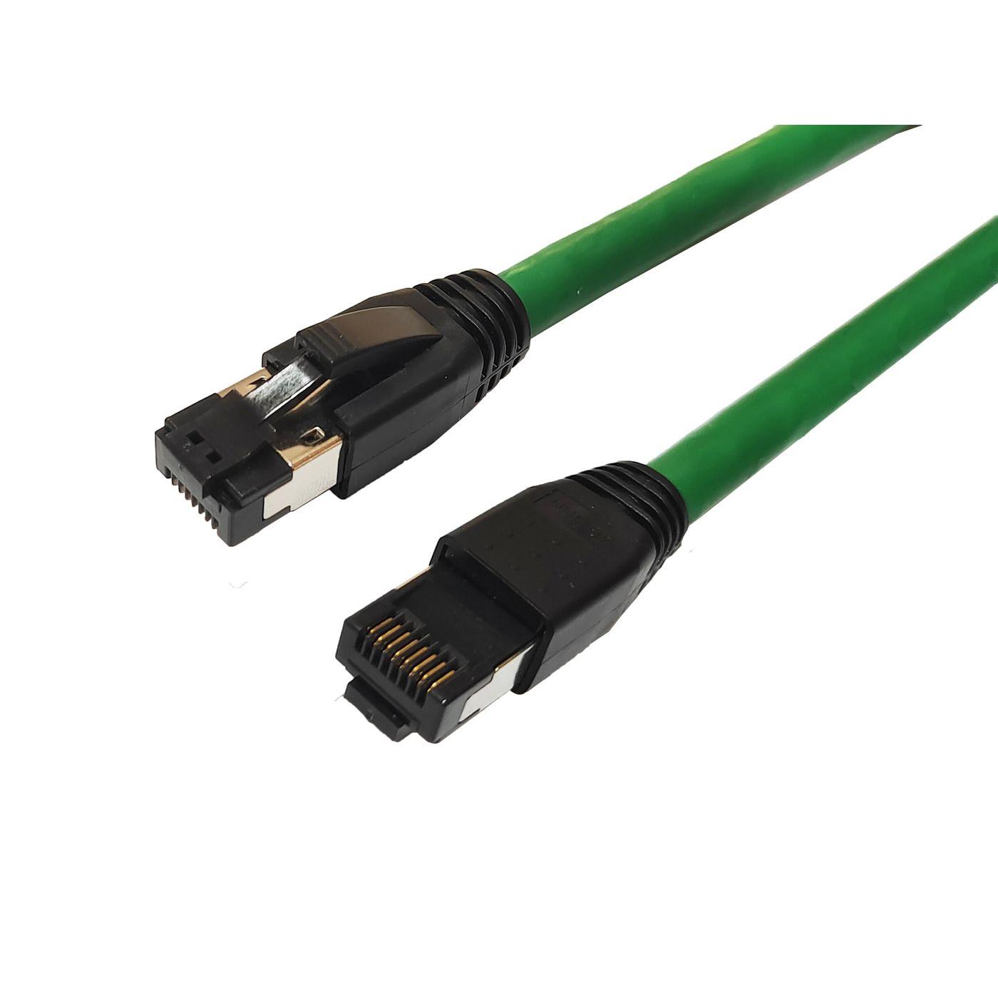 Cable de Red Cat8 Microconnect 0.50m Verde LSZH Alta Velocidad