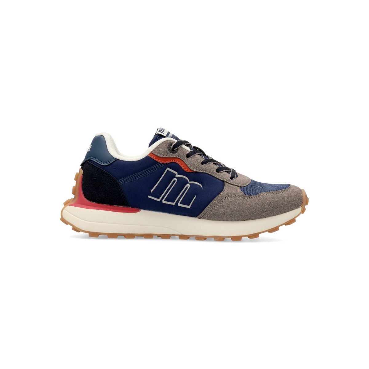 MTNG - Zapatillas deportivas casual Zinc para hombre, de piel sintética y textil con suela de goma ligera, plantilla Comfort Foam acolchada y extraíble