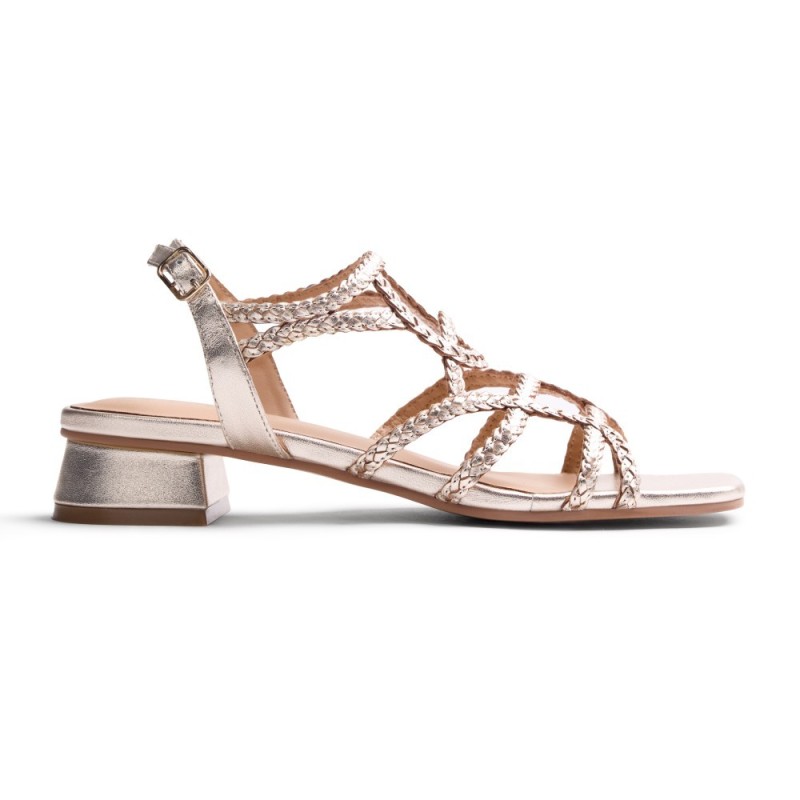 GIOSEPPO 78213 PLATIN  38428 26V SANDALIA TIAS TRENZADAS PLATINO
