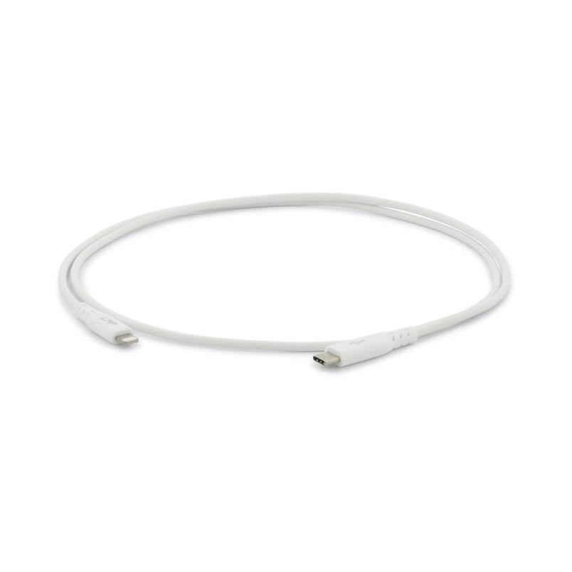 Lmp Cable USB-C a Lightning Certificado MFI de 1m Blanco para Carga y Sincronización