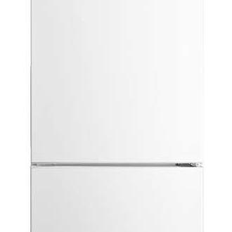 Midea - Frigorífico combi No Frost MDRB424FGE01OE blanco de 310 L (224+86 L), 188 cm alto, clase E, silencioso 42 dB, cajón verduras