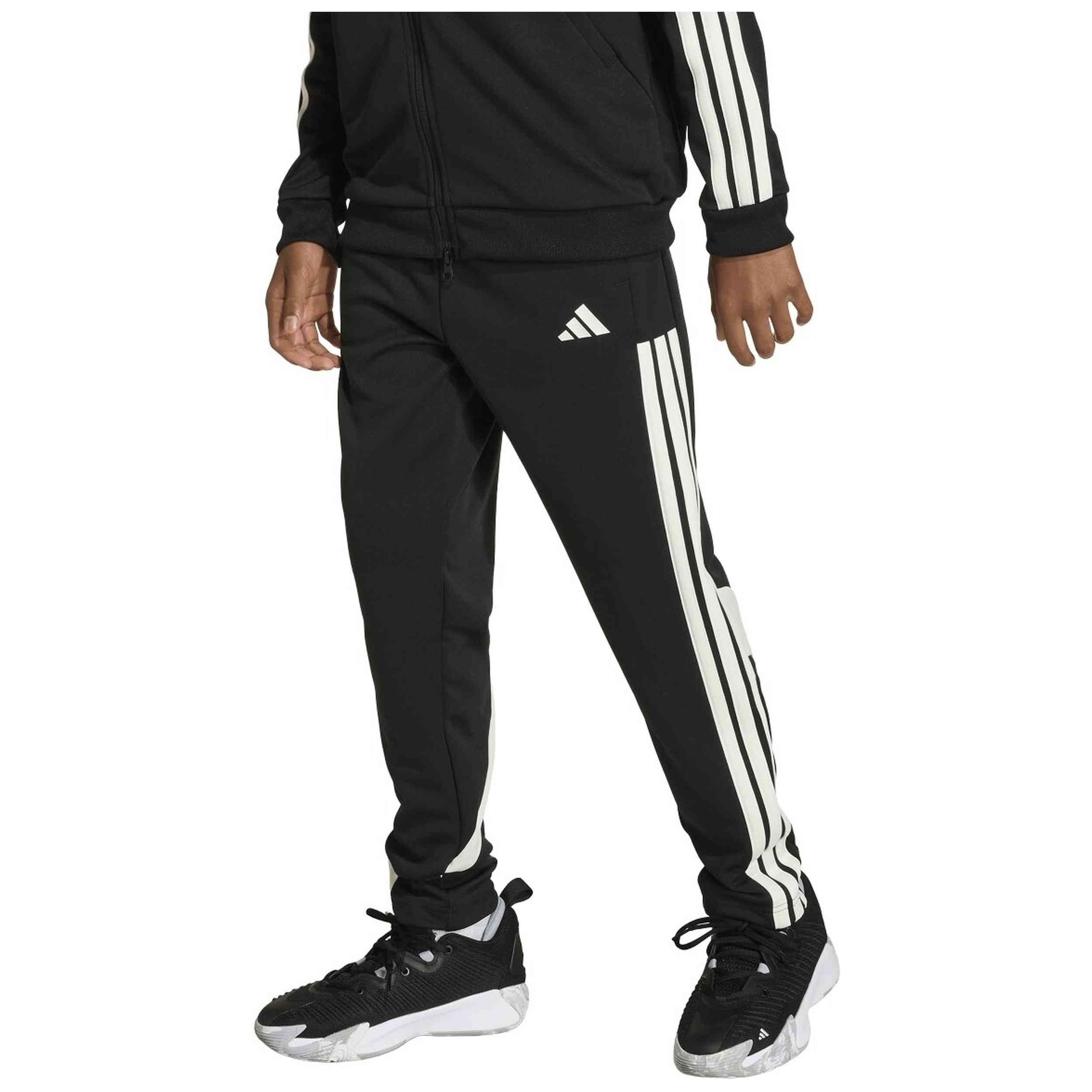 Pantalon Largo Adidas modelo Pantalón largo adidas House Of Tiro negro puro blanco junior para hombre y mujer en color Negro