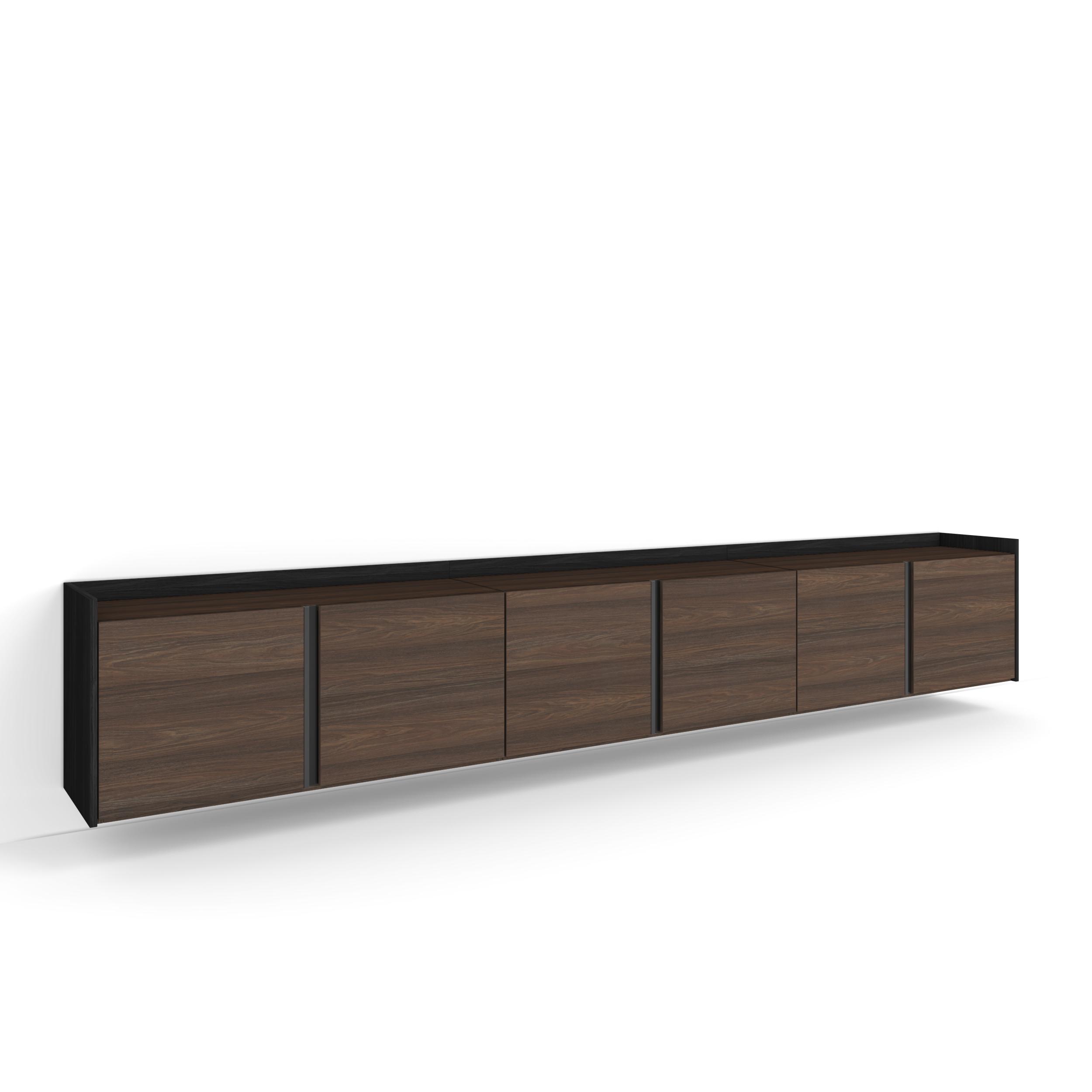 Mueble TV, Televisión, 309x35x50cm, Para TV hasta 80", Colgado, Suspendido