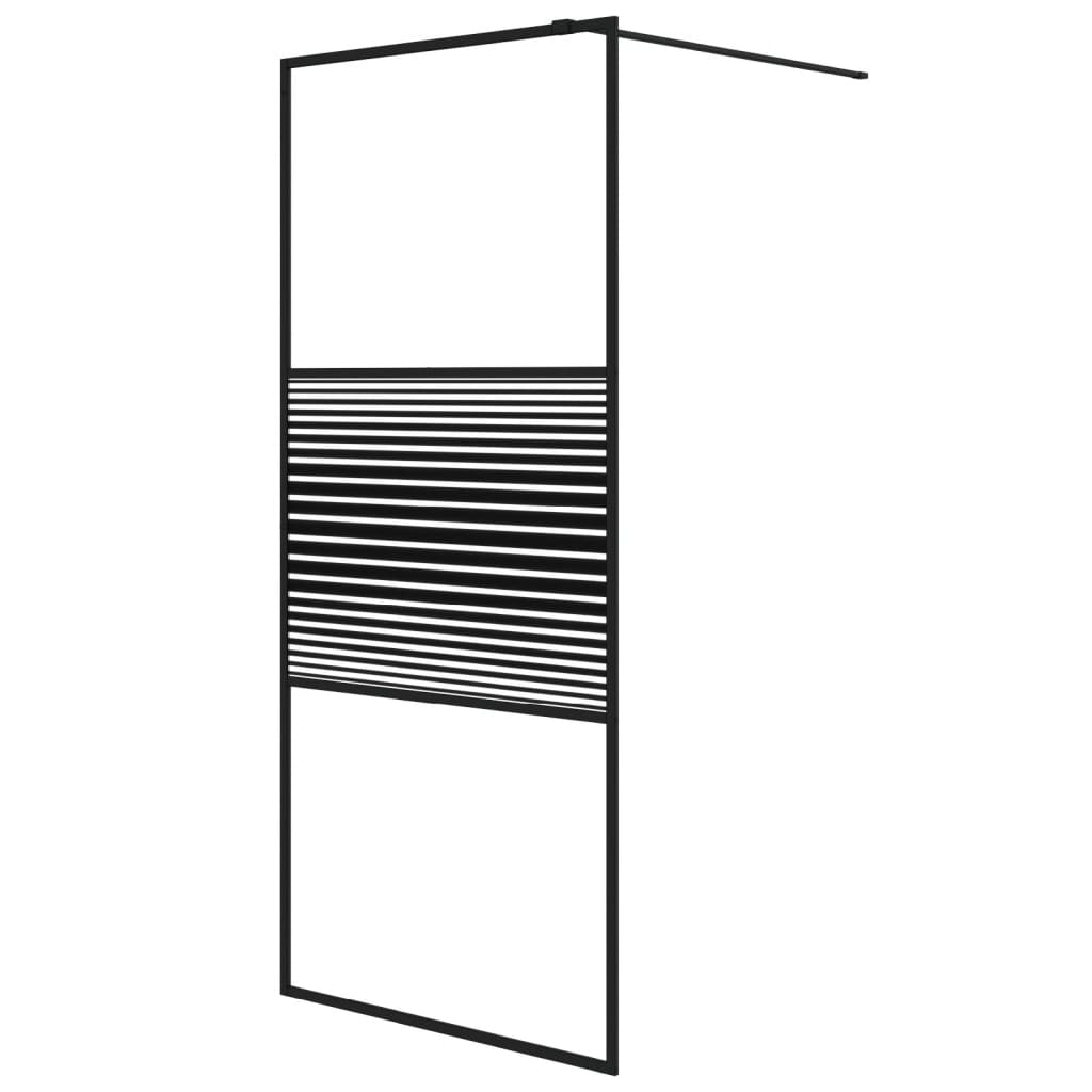 vidaXL Mampara de Ducha Vidrio ESG Transparente 90x195 cm Pantalla Color Blanco,  Negro, y mas