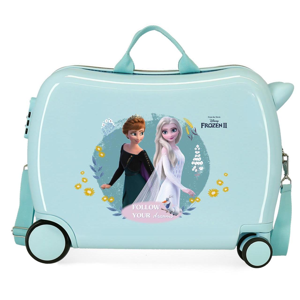 Disney Frozen Maleta Correpasillos ABS Rígida Follow Your Dreams Azul