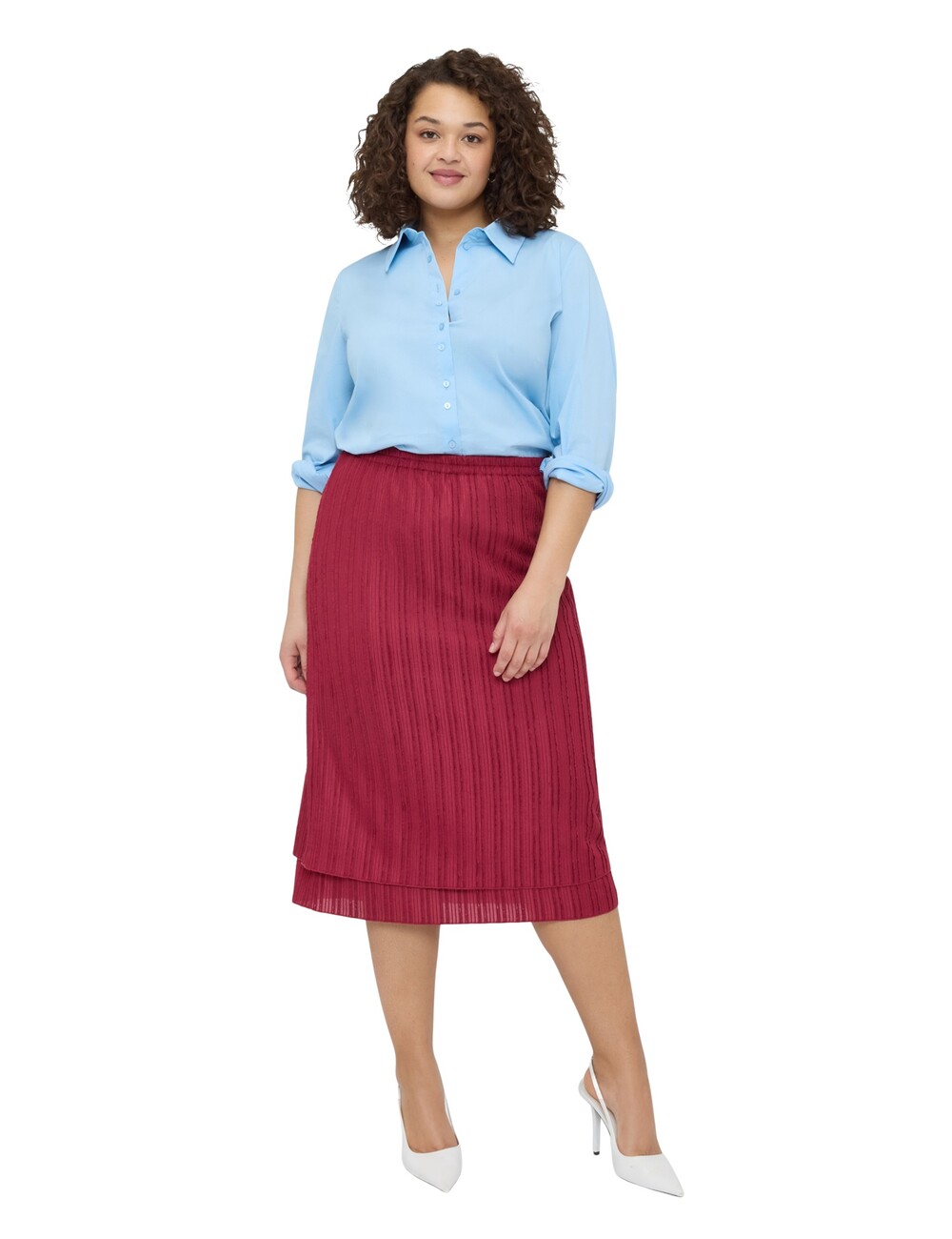 Fiorella Rubino - Falda de punto acanalado