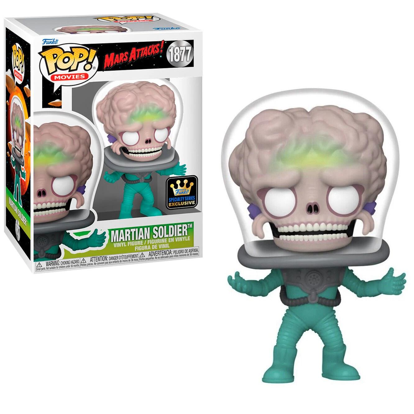Funko Pop Martian Soldier Mars Attacks Exclusive 1877