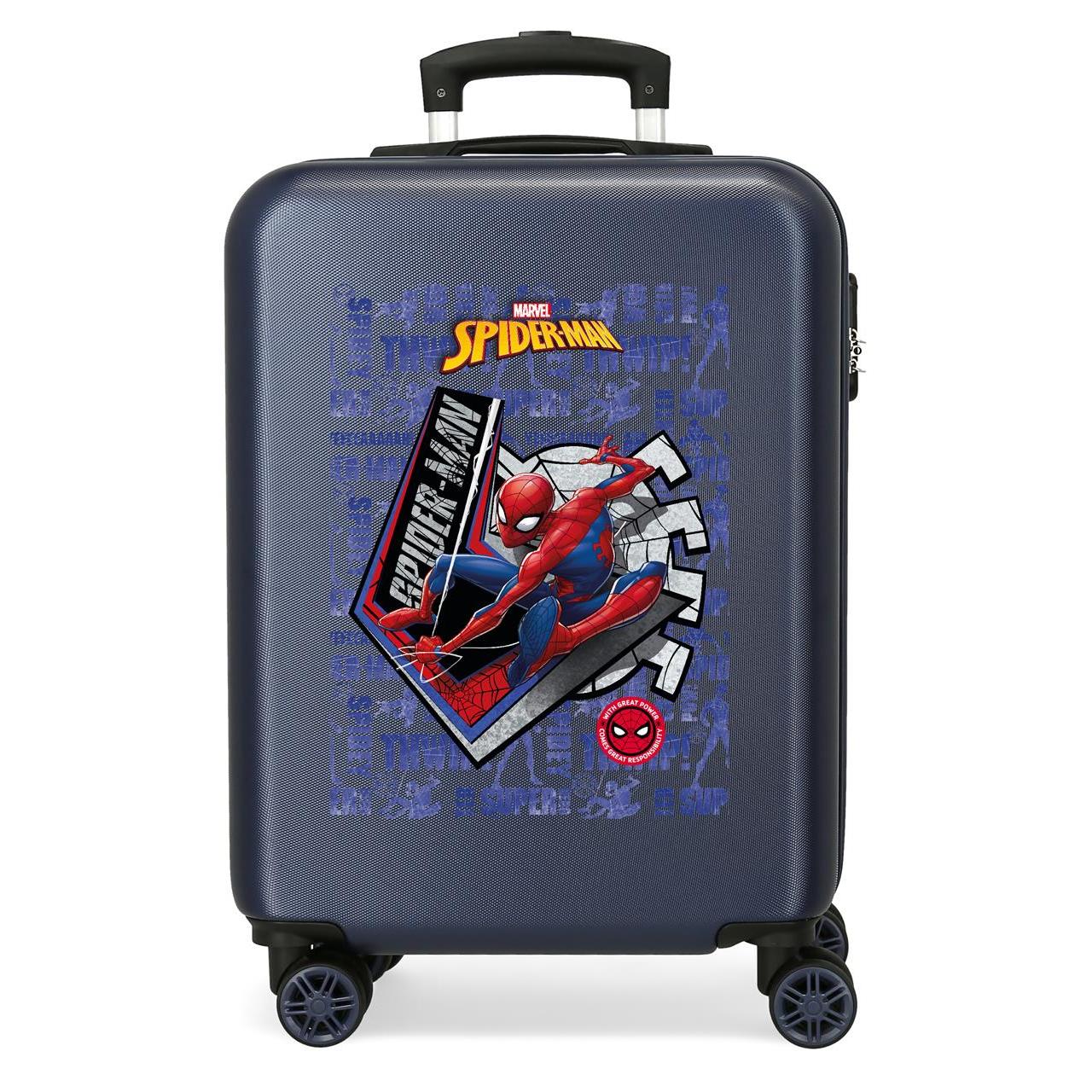 Marvel Spiderman Maleta De Cabina ABS Rígida Great Power 55cm