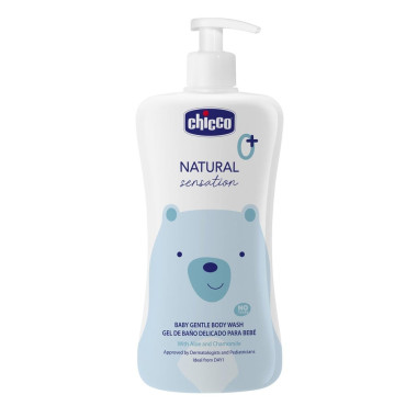 Gel de Baño Natural Sensation Sin Lágrimas 500 ml Chicco – Limpieza suave y cuidado diario desde el nacimiento