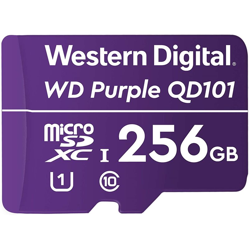 Western Digital WD Purple SC QD101 memoria flash 256 GB MicroSDXC Clase 10