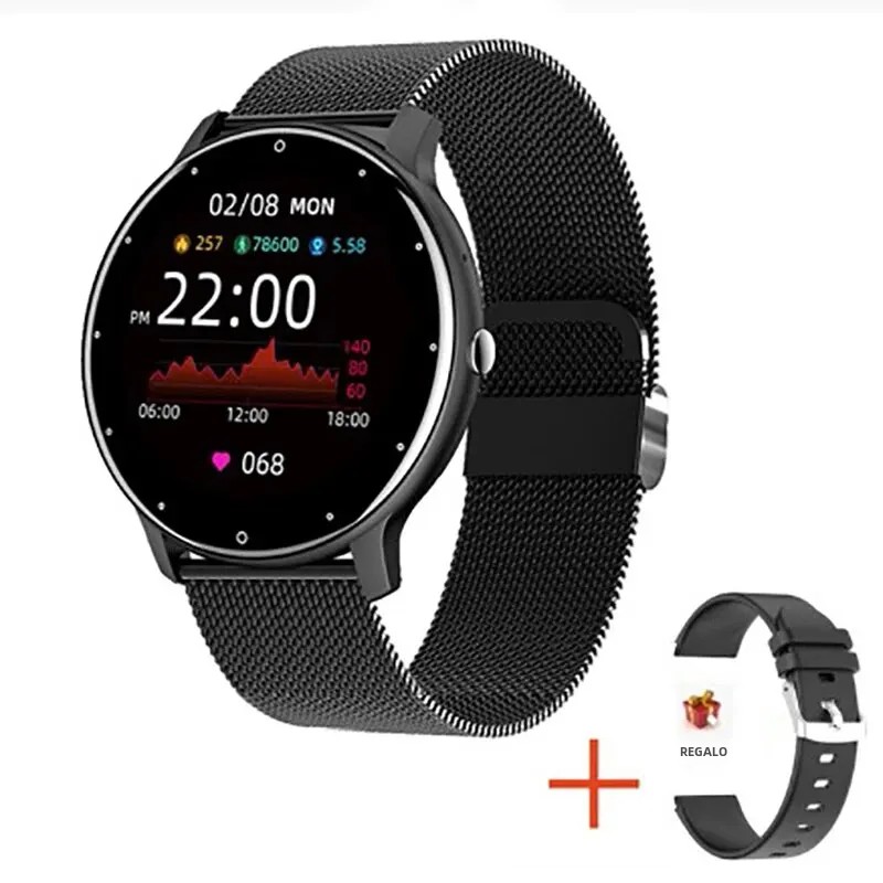Reloj Inteligente Para Hombre Y Mujer Pantalla Táctil Completa Deportivo Resistente Al Agua IP67 Llamadas Bluetooth Digital De Moda
