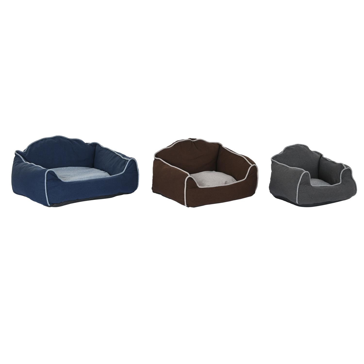 Cama Mascota Set 3 Poliester 72X61X34 Azul - Fijalo - El mejor complemento para tu hogar.