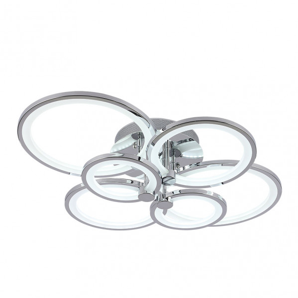 Plafon Sydney 134w 3000-4000-6500k Cromo 17x74x57 Cm 18090lm Regulable,memoria Y Cremoto marca FABRILAMP