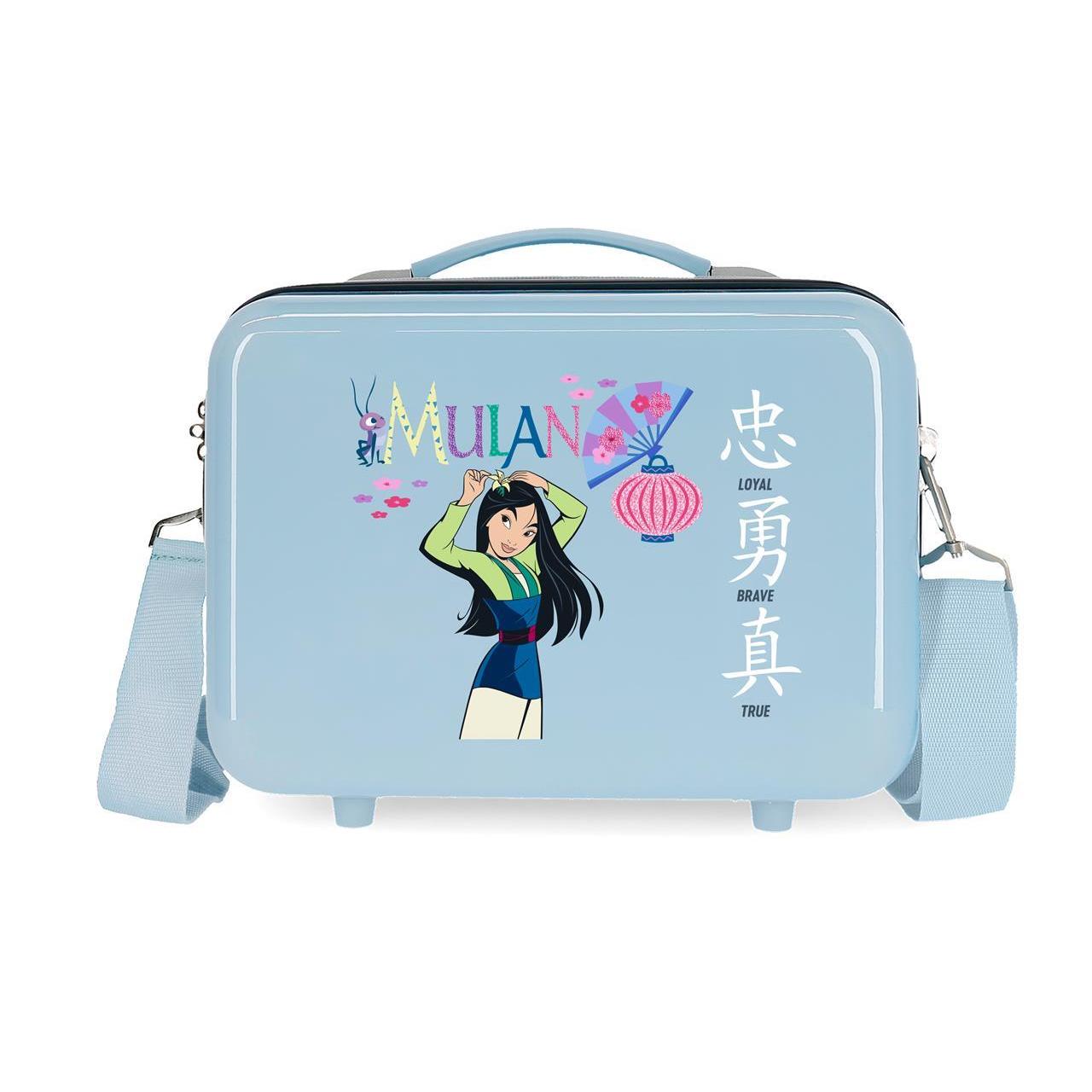Neceser Abs Disney Princess Celebration Azul Claro 21x29x15cm