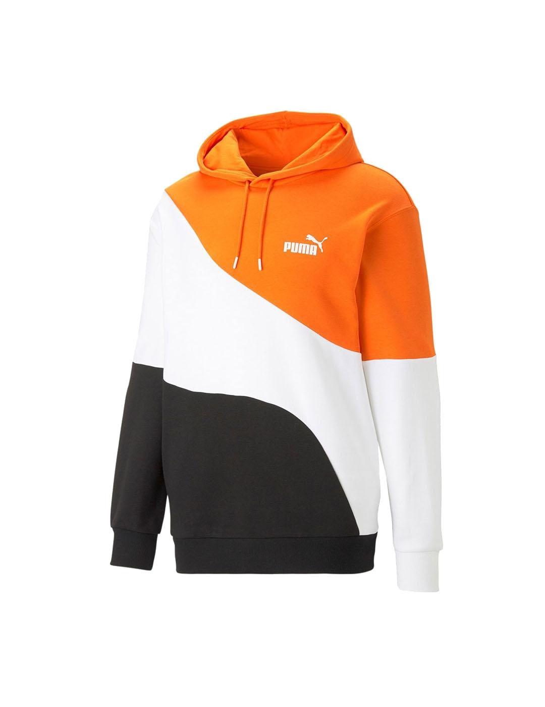 Chándal Puma Power Cat Fleeze Hoodie Niño Negro