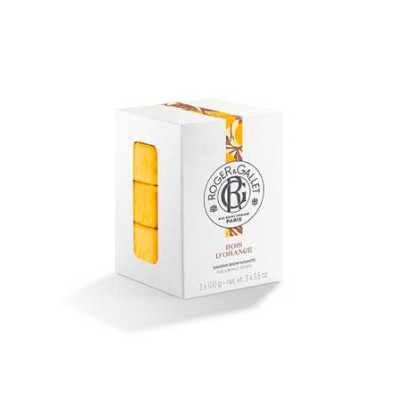 Roger & Gallet Jabón Gallet Bois Orange Savon 3X100G - Jabón de Naranja Energizante