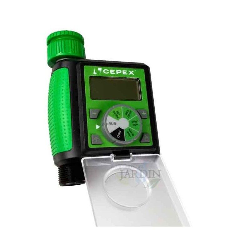 CEPEX Programador Digital de Riego para Grifo Cepex, Ideal para Sistemas de Riego Automático
