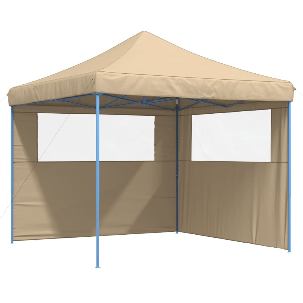 vidaXL Tienda de fiesta plegable Pop-Up 2 paredes laterales tienda Color Burdeos, Terracota, Beige y mas