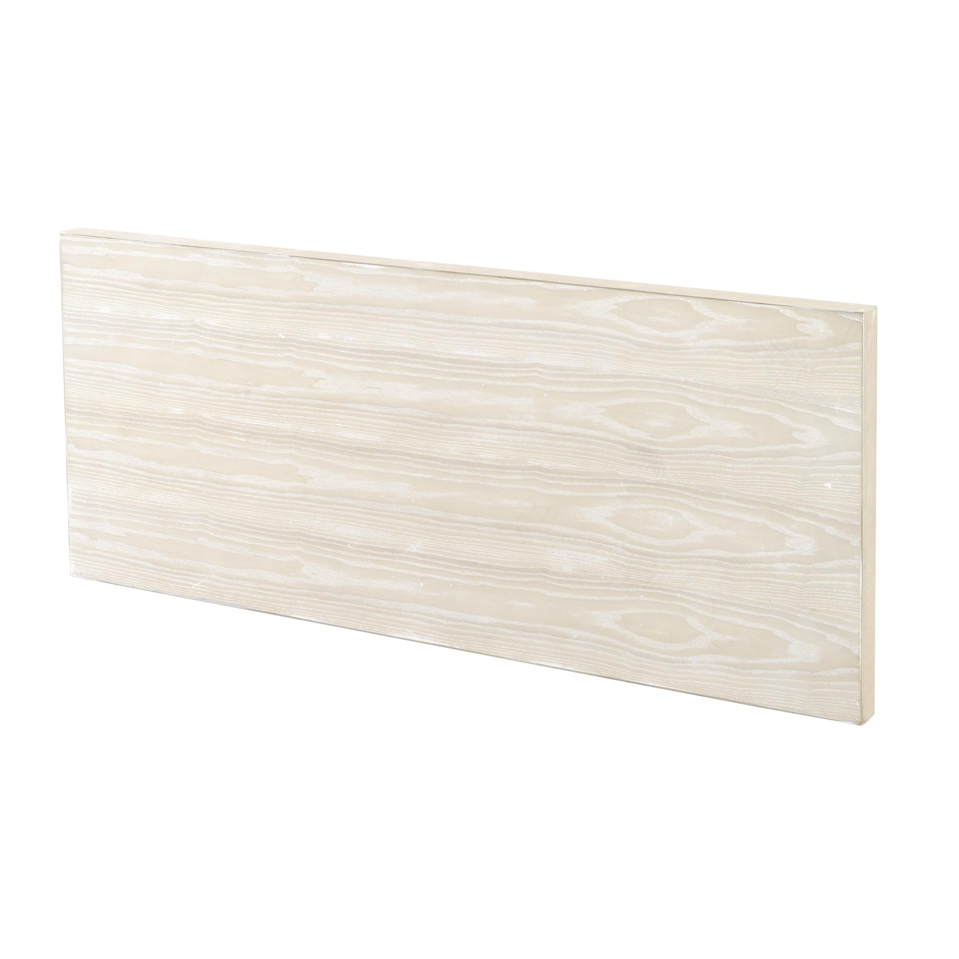 Cabecero Chapado En Fresno Patinado Blanco 145X60 El mejor complemento para tu hogar. Fijalo