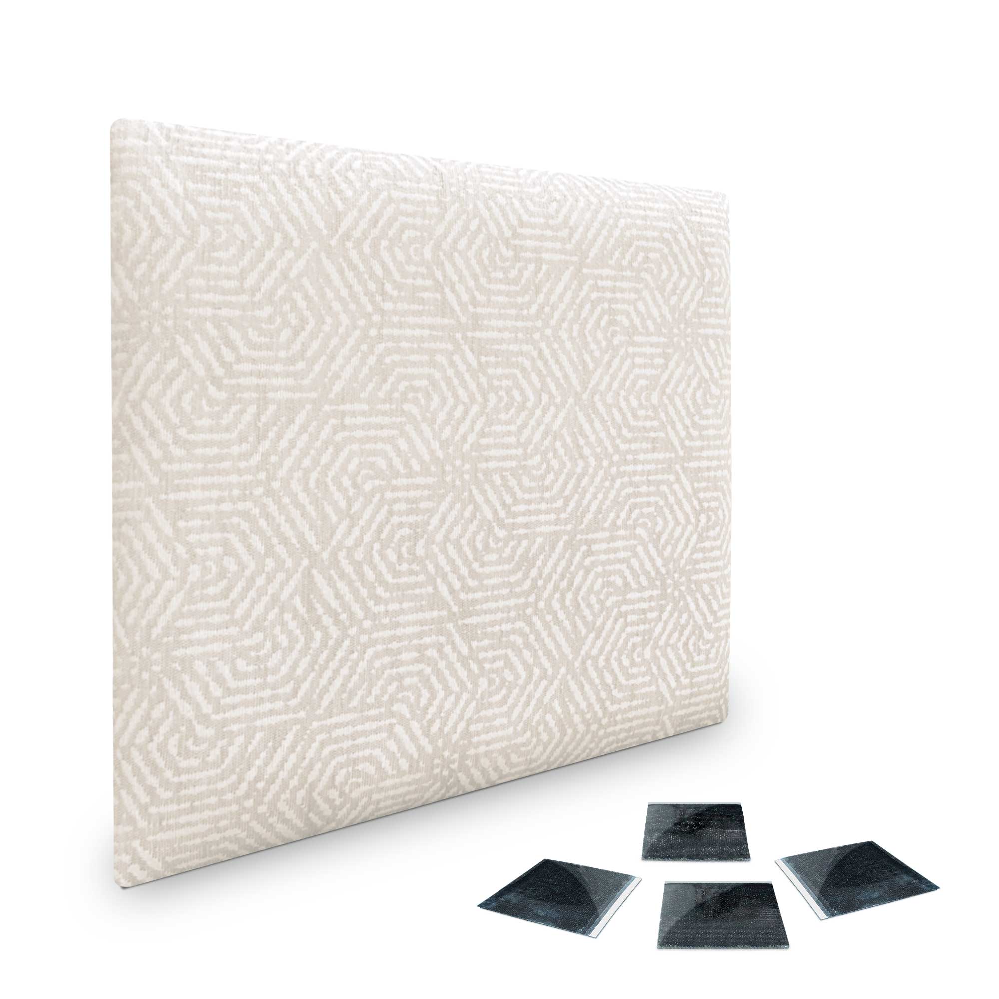 DHOME Juego de Paneles Tapizados en Tejido Serie Luxury Autoadhesivos para Pared Acústicos Absorbentes Protección Segunda Gama de Colores