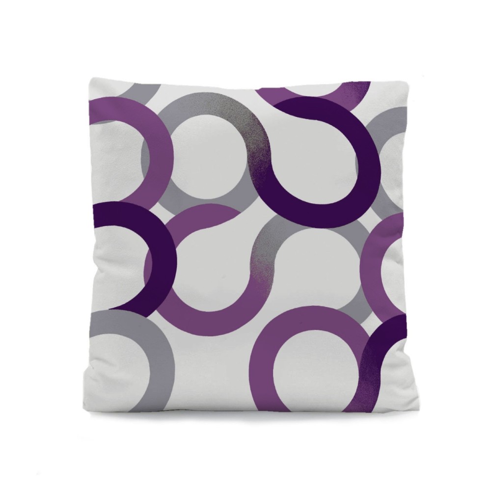 SABANALIA - Cuadrante decorativo modelo Aros (Disponible en varios colores) - medida 50 x 50 - Tejido Loneta 180 grs/m².