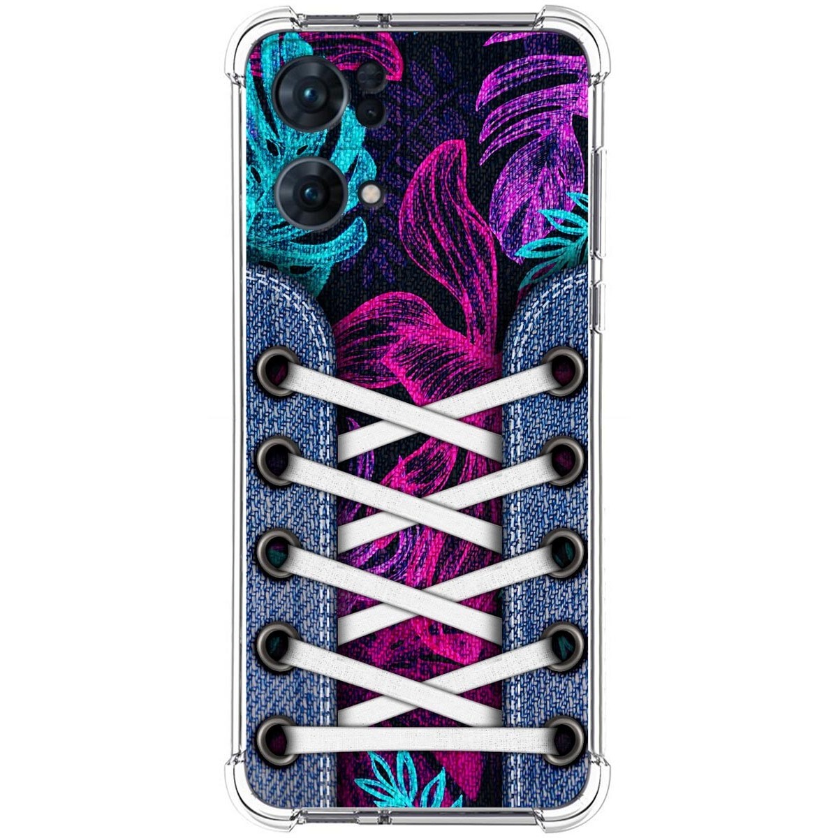 Funda Silicona Antigolpes para Oppo Reno 7 Pro 5G diseño Zapatillas 07 Dibujos