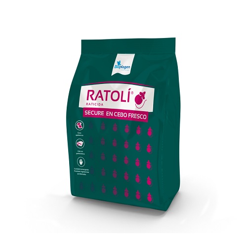 BIOPLAGEN Raticida RATOLÍ SECURE CEBO FRESCO, 3 kg