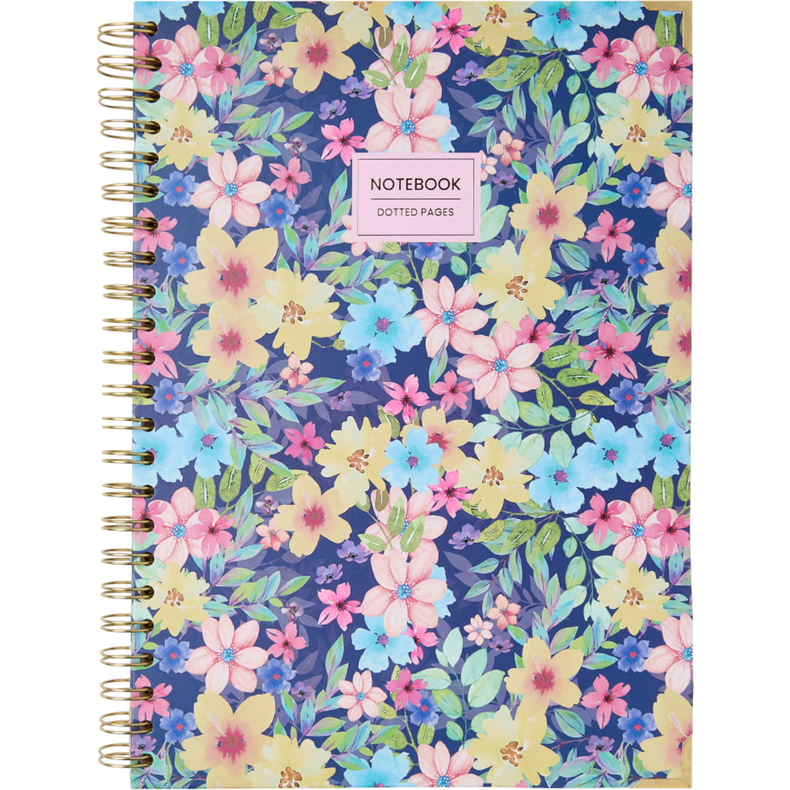 Takenote Cuaderno A4 - Interior Liso, 96 Hojas Blancas, Notebook Tamaño 21,5x30 cm, Tapa Dura, Espiral Doble Metálica (Wire’o)