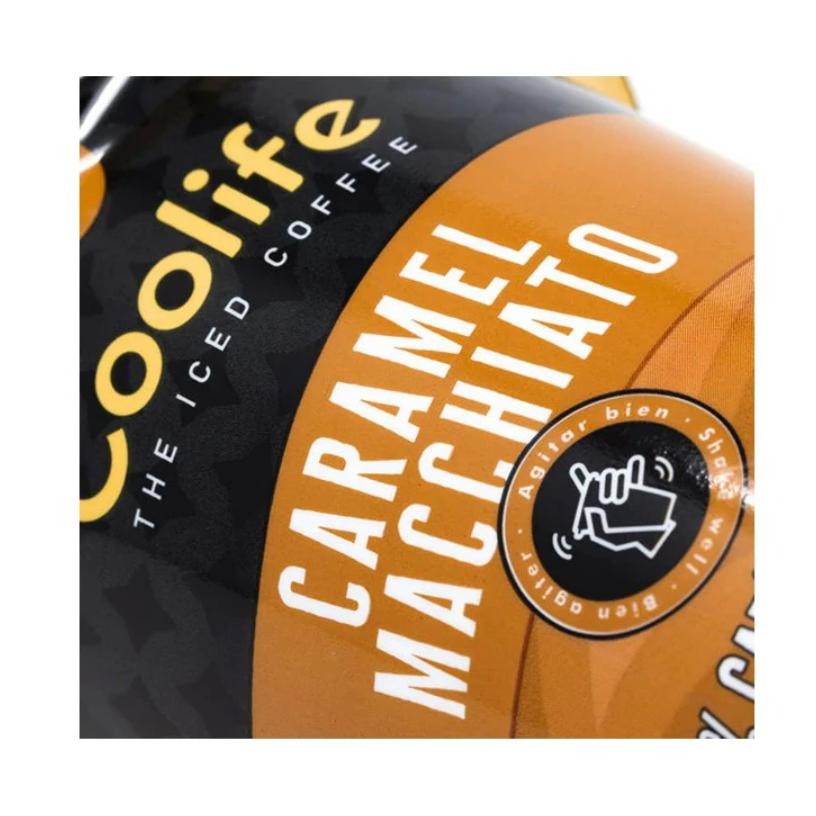 Café Frío Cool Life: Caja de 10 Unidades con 230 ml de Sabores Intensos y Leche de los Alpes - Bombón, Capuccino, Espresso, Macchiato, Descafeinado, Caramelo, Cookies