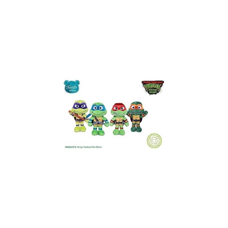 PELUCHES 30 CM. TORTUGAS NINJA MODELOS SURTIDOSd DE FAMOSA