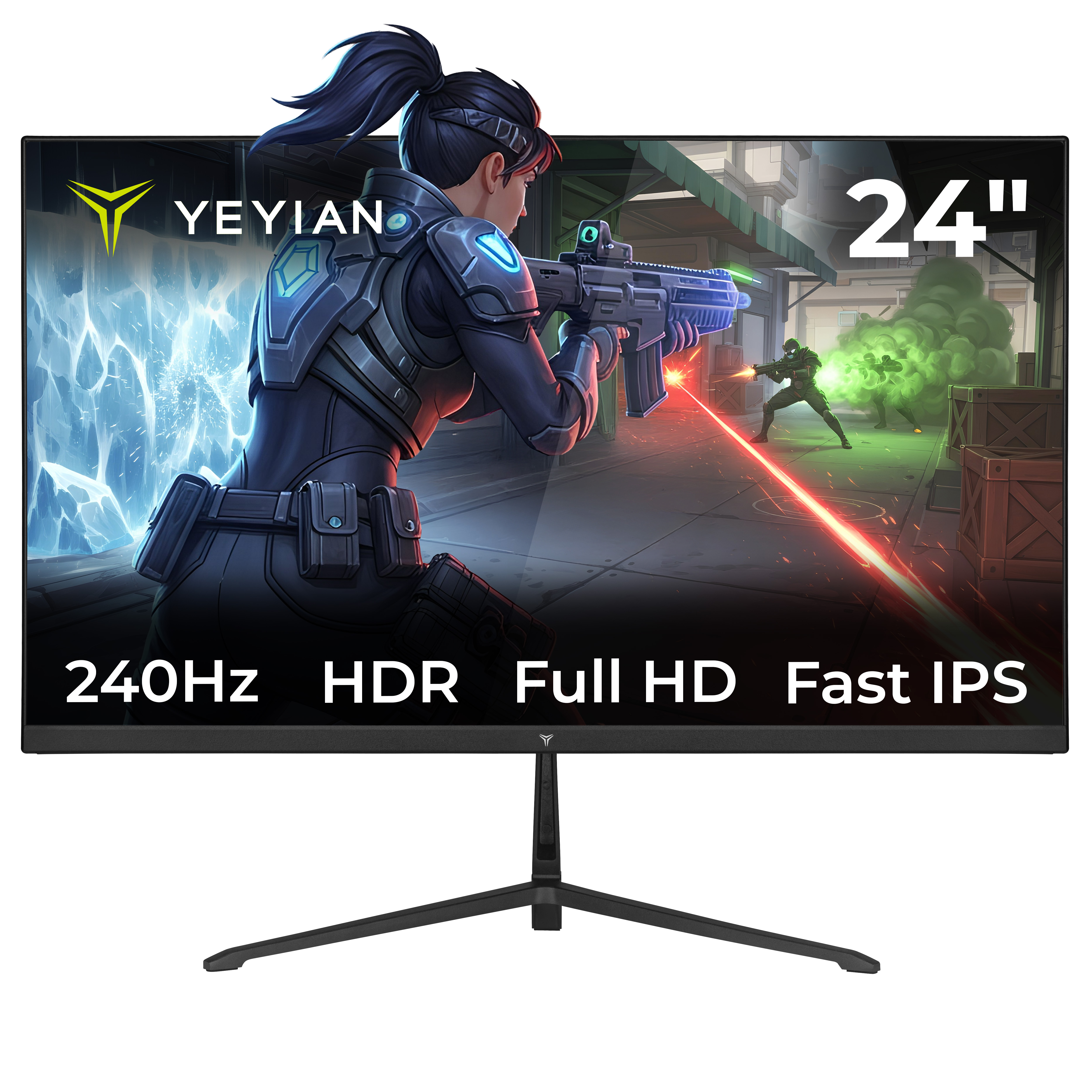 Monitor Gaming Yeyian Elysium 24 Fast IPS 24" Full HD 240Hz