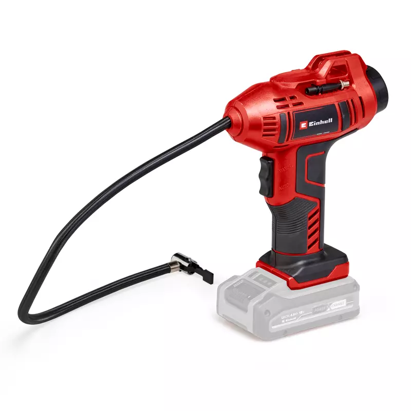 Einhell Ce-cc 18 Li-solo Compresor de Aire A Batería para Vehículo, 12 L/min, 18 V, Con Indicador Digital y Función de Desconexión Automática