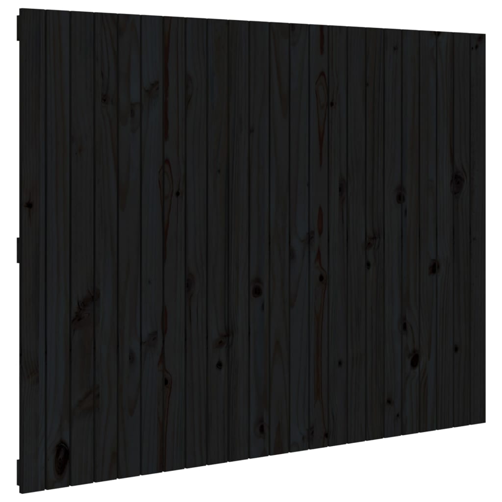 vidaXL Cabecero de cama de pared madera maciza de pino 146,5x3x110 cm