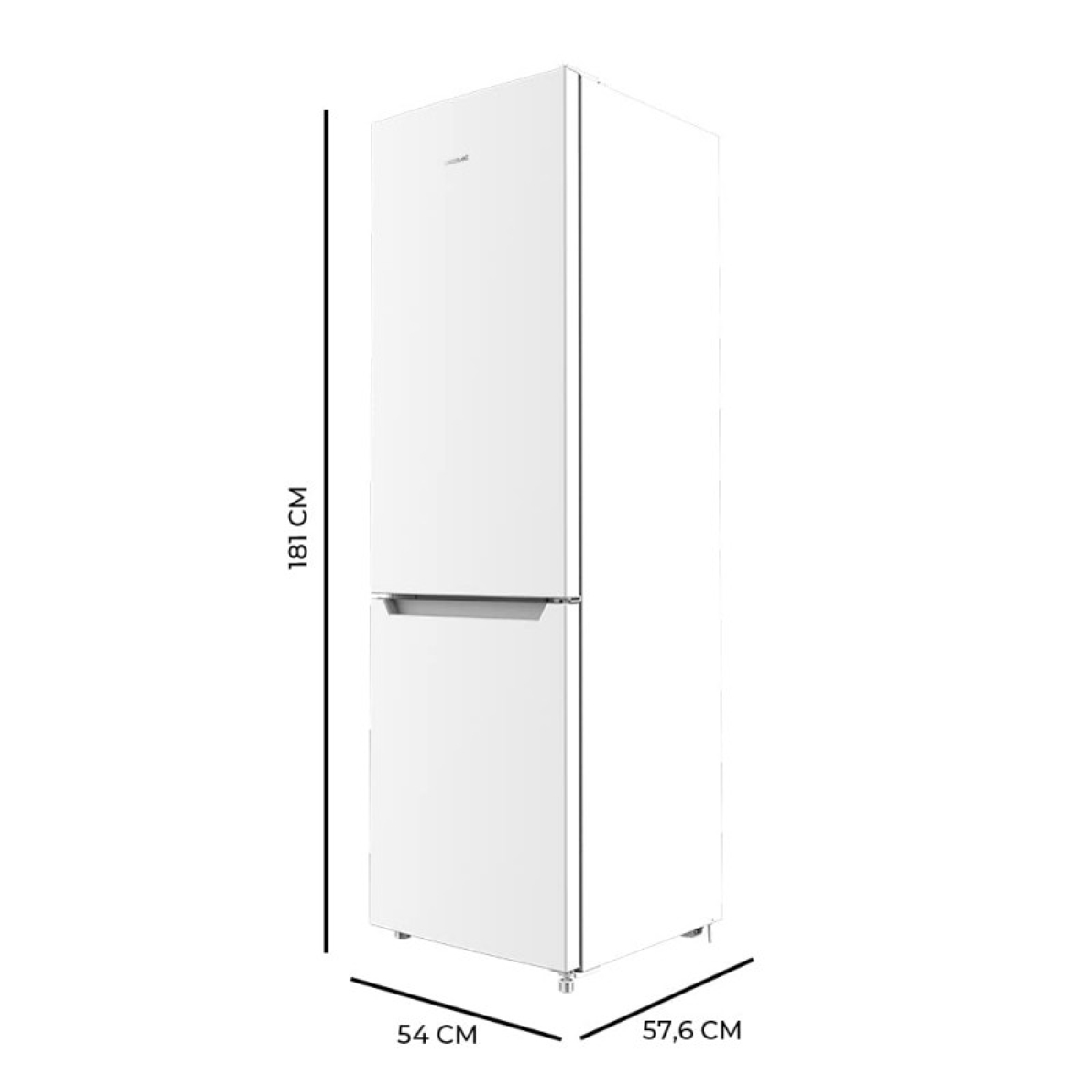 Cecotec Frigorífico Combi 2 Puertas Bolero CoolMarket Combi 250 Inox D