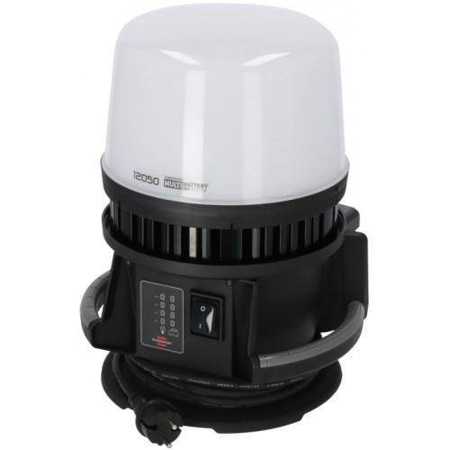 Brennenstuhl-1173700003-foco de trabajo led 360° a batería multi battery system hybrid 12050 mh ip54