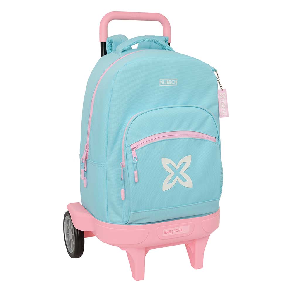 MOCHILA GDE. C/RUEDAS COMPACT EVOL. EXT. MUNICH "SKY"