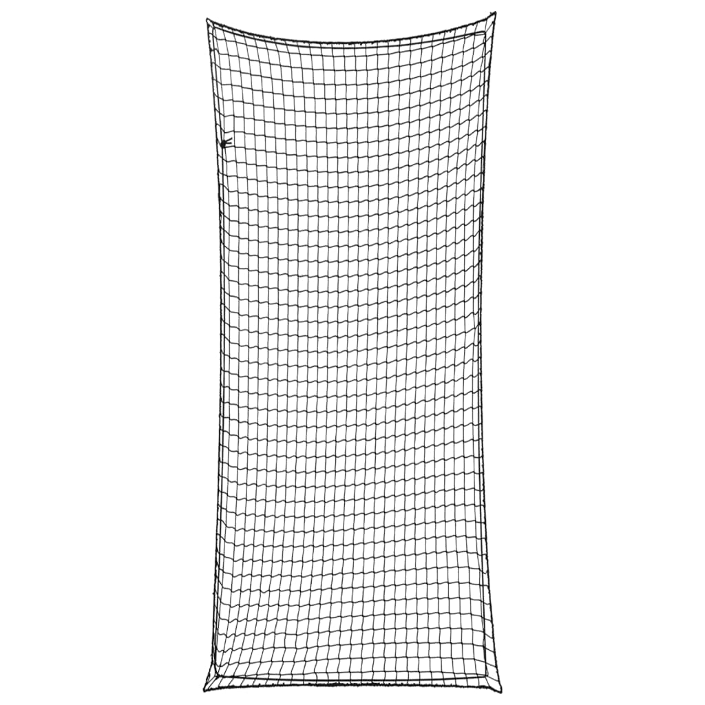 vidaXL Red de remolque con cuerda elástica PP 8x3,5 m red de carga Color Blanco,  Negro,  Verde y mas