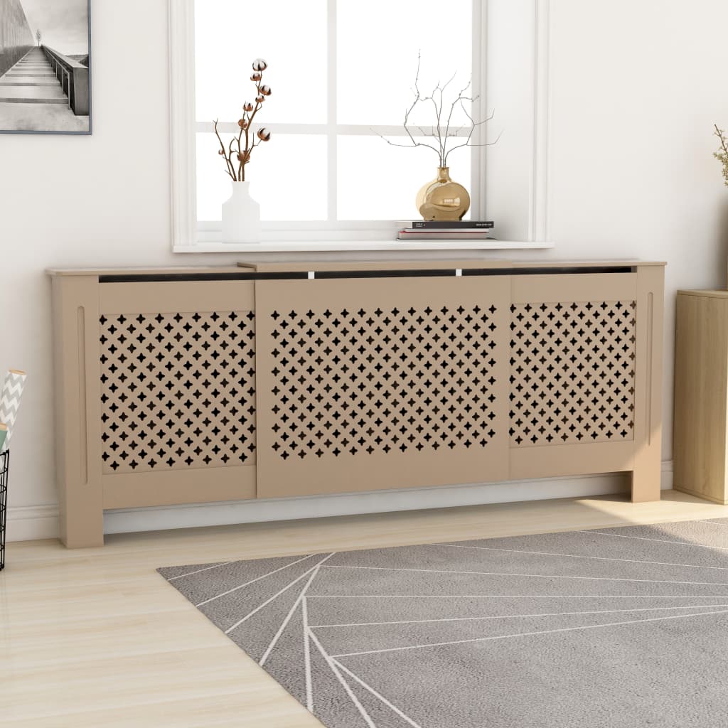 Cubierta para Radiador Estante Armario de Calentador Calefacción MDF Color Marrón,  Blanco,  Gris y mas