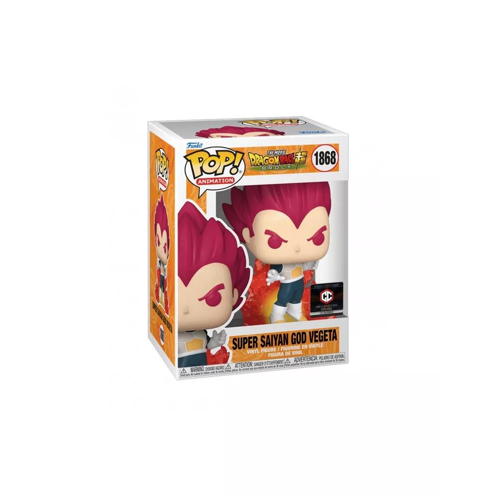 Funko Pop Manga Dragon Ball Broly Super Saiyan God Vegeta Chalice Collectibles Exclusive 1868 Figura Coleccionable